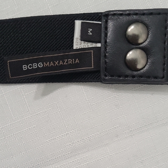 BCBGMaxAzria Black Beaded Women's Belt - Picture 3 of 6